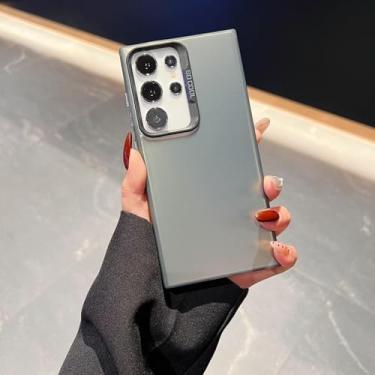 Imagem de MVVKKY Capa de celular fosca de cor sólida para Samsung Galaxy A25 (para Samsung Galaxy A25/preto)