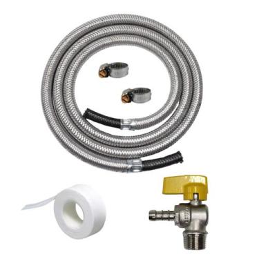 Imagem de Kit Instalação Gás Encanado Mangueira 3,00m e Válvula Glp Gn - Renogás