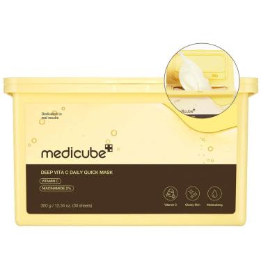 Imagem de Máscaras em folha Medicube Deep Vita C Daily Quick 30 folhas