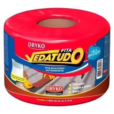 Imagem de Fita Vedatudo Terracota de 10cm x 10m - DRYKO