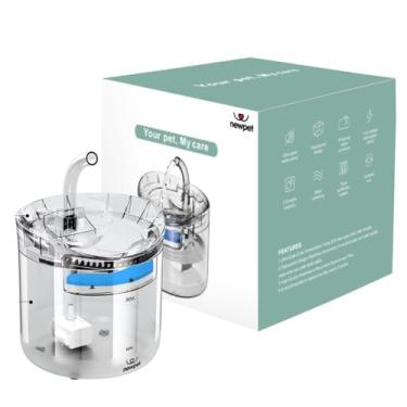 Imagem de Bebedouro para Gatos,1.8L Fontes para tigelas de cachorro-Dispensador Automático para Animais de Estimação - Tigelas de água para Cães em Ambientes Internos