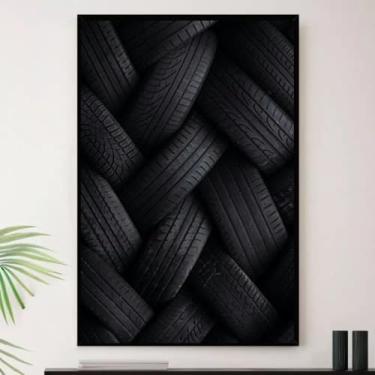 Imagem de Genérico, Quadro Oficina Pneu Borracharia Decorativo A4 23x33cm