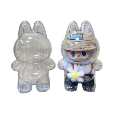 Imagem de Boneca De Pelúcia De Vinil Labubu De 17 Cm Série Selvagem Lisa Réplica