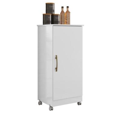 Imagem de Armário Multiuso Lírio Branco Brilho - Moval