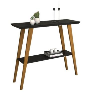 Imagem de Aparador Buffet Retrô Hall Entrada Mesa De Canto Decorativa Para Sala 