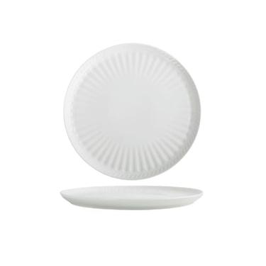 Imagem de Prato de cerâmica branca em relevo criativo hotel restaurante prato de comida ocidental -9