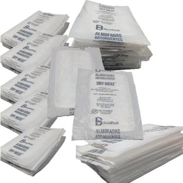 Imagem de Absorventes para alimentos Dry Meat Max 90g Branco 1500 unid - Brasilp