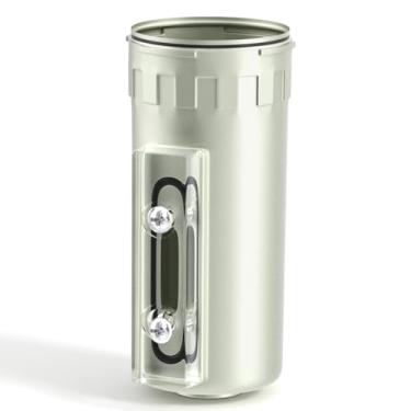 Imagem de BOGERDACK Substituição de filtro coalescente de grau industrial resistente, tigela de metal dessecante, para cortador de plasma e spray de tinta, sem drenagem (sem drenagem)