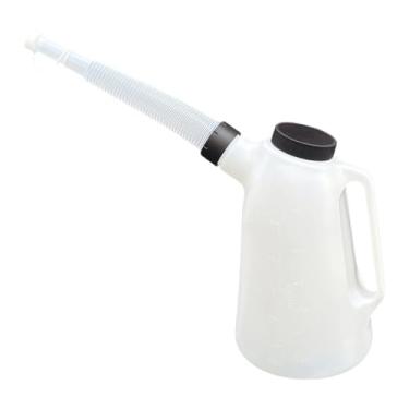 Imagem de Generic Jarro de óleo com bico longo, jarro medidor de óleo, recipiente portátil, prático e multiuso com tampa para automóveis, 3l