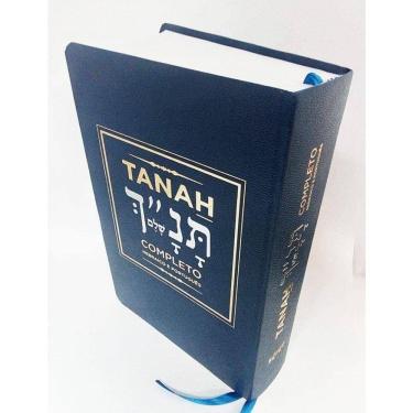 Imagem de Tanah Completo Hebraico e Português  Azul