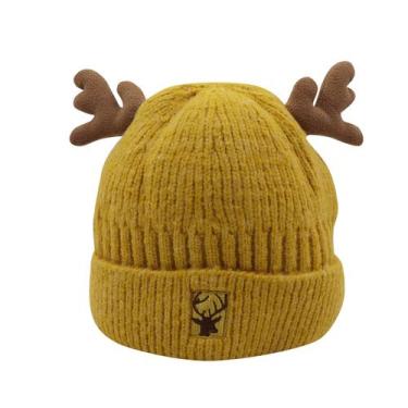 Imagem de Gorro MOSSTYUS Cute Reindeer Moose Winter para mulheres