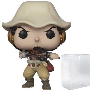Imagem de Boneco de vinil POP One Piece Usopp Funko Pop! com protetor