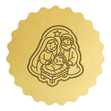 Imagem de Cortador Biscoito Presépio Sagrada Família Estrela - DOCE IMPRESSO, 9c