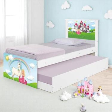 Imagem de Bi Cama Juvenil Zap com Cabeceira Princesa Encantada - Mais de Casa