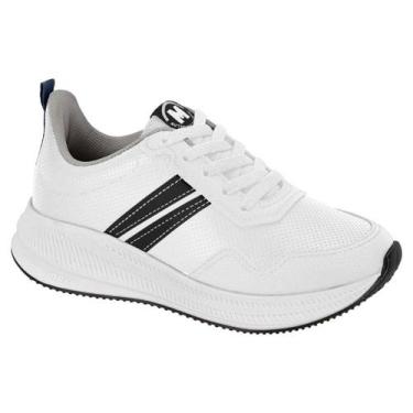 Imagem de Tênis Molekinho Infantil Casual Escolar Menino, Branco, 32