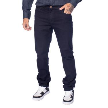 Imagem de Calça Jeans Masculina Pitt Slim Azul Escuro-Masculino