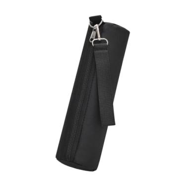 Imagem de Esquirla Manga térmica para refrigerador de cerveja, bolsa térmica de tecido Oxford para latas, caminhadas, bebidas enlatadas, Preto