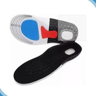 Imagem de  Palmilha de Silicone Confort Max  Absorção de Impacto e Suporte Ergon