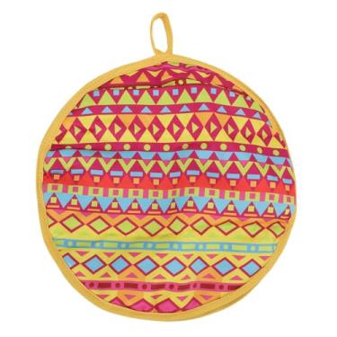 Imagem de Diydeg Bolsa Aquecedora de Tortilha, Bolsa de Pano Isolada de 11,8 pol. Bolsa Aquecedora de Tortilha de Tecido Micro-ondas para Cascas de Farinha de Milho, Suporte para Rolos de Pizza
