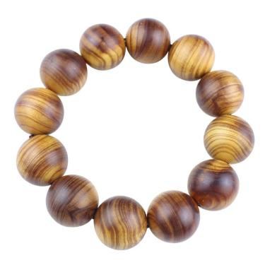 Imagem de Pulseira de miçangas Thuja Sutchuenensis 20mm para homens e mulheres