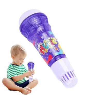 Imagem de Microfone infantil,Microfone infantil | Brinquedos para cantar música - Brinquedo de microfone retrô amplificador de voz para criança para cantar e se comunicar
