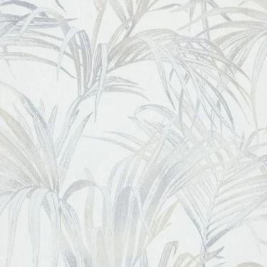 Imagem de Papel De Parede Kylie Folhagem Branco 6835-10