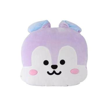 Imagem de Almofada Que Vira Manta Infantil 2 Em 1 Bt21 Mang K-Pop - Miniso