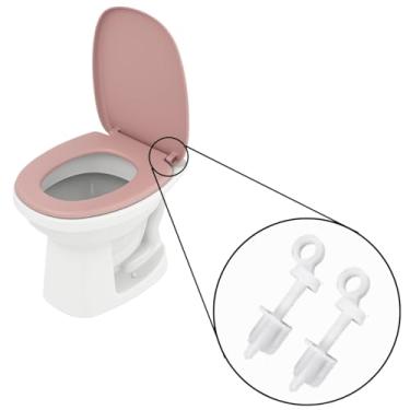 Imagem de Assento Sanitário Tampa Oval Soft Rosa + Parafuso de fixação para assento sanitário