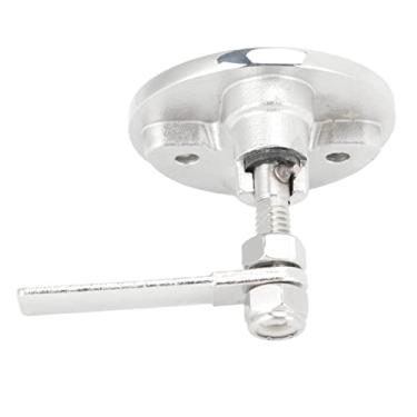 Imagem de Trava de Porta Acesso Barco com Placa Apoio Aço Inoxidável 316 Alça Recessada Cilindro Câmera para Uso Marinho Portas Deck Hardware Armário Gavetas