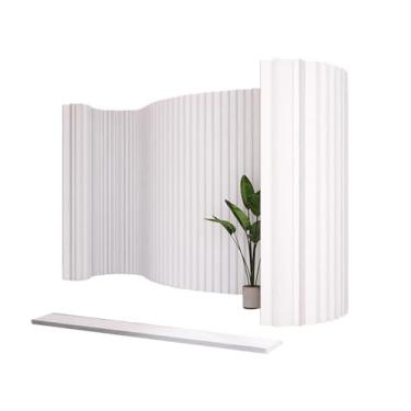 Imagem de Room divider Divisórias de ambiente em papel kraft, biombo retrátil independente tipo acordeão para privacidade, divisória dobrável para armazenamento.(300X220CM/9.8X7.2FT)
