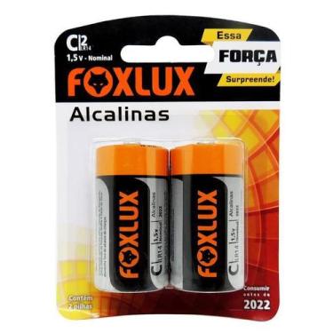 Imagem de Pilha Alcalina Media C Foxlux Blister 2 Unidades