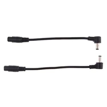 Imagem de 2x DC 5.5x2.1mm Soquete para Cabo Adaptador de Plugue 5.5mmx2.5mm