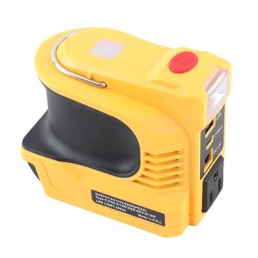 Imagem de Garosa Conversor Inversor Portátil de 220W DC USB Type C Saída AC Com 200LM LED Luz para DCB204 DCB200 DCB203 18V 20V Li Bateria (Plugue dos EUA)