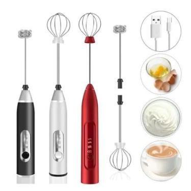 Imagem de Batedor Misturador Mixer Elétrico para Bebidas Leite Café Clara de Ovos 2 EM 1