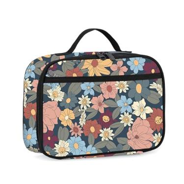 Imagem de rickyh style Lancheira com forro acolchoado, lancheira espaçosa e isolada, durável, térmica, lancheira com alça para homens, mulheres, meninos, meninas, adultos, escola, esportes, praia, piquenique