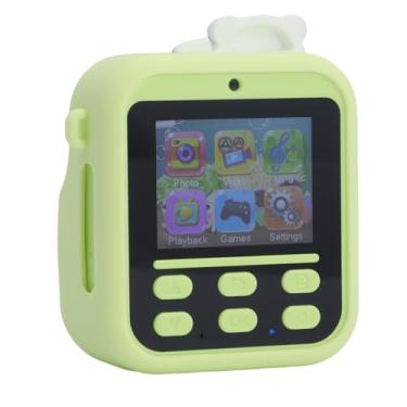 Imagem de Fabater Câmera de Impressão Instantânea Infantil, Câmera Infantil de Lente Dupla Bluetooth 1080P, Impressão Instantânea Com Filtros, Música de Jogo, Bateria de 1300mAh (Panda Verde)