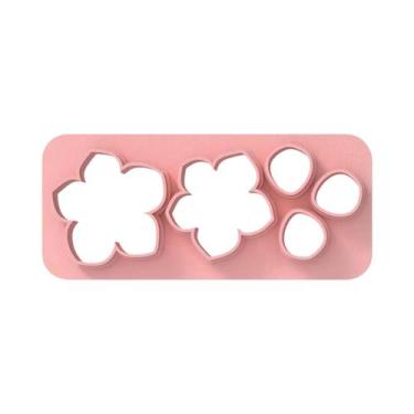 Imagem de Cortadores De Argila Polimérica Em Forma De Flor 5 Em 1 Para Joias, Br