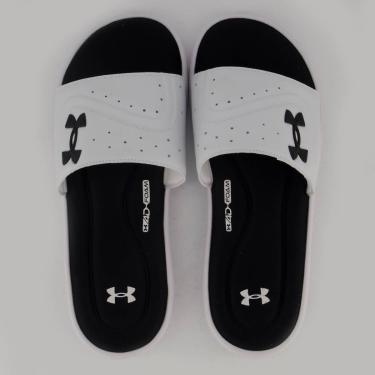 Imagem de Chinelo Under Armour Ignite VI SE Branco e Preto-Unissex