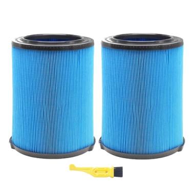Imagem de Pacote com 2 filtros VF5000 para aspirador de pó ridgid de 5 a 20 galões, filtro de substituição de papel plissado de 3 camadas compatível com aspiradores rígidos a seco WD1450 WD0970 WD1270 WD09700 WD06700 WD1680 WD1851 RV242 000A