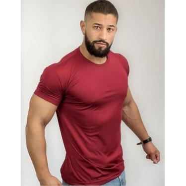Imagem de Camiseta De Corrida Dry Fit Masculina Lisa - Treino Academia - LABELA 