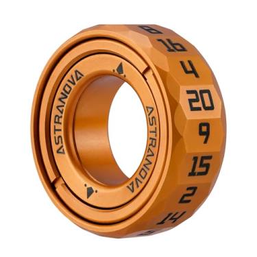Imagem de Unique D20 Unlimited dice D20 Dice Ring Spinning Top Jewelry - Zinc Alloy RPG Gaming Accessory with Rotating Dice D20, Geek Gift for Tabletop Gamers (Copper)