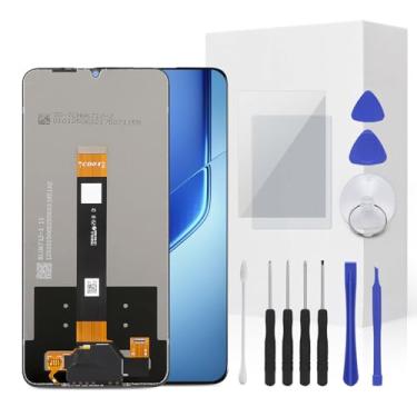 Imagem de JENCYFU Kit de substituição de tela LCD completo com digitalizador sensível ao toque com ferramenta de reparo para TCL Mobile K32 5G / K33 5G 17.1 cm T513W T513V