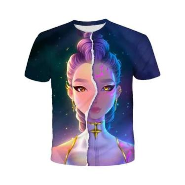Imagem de Camiseta Infantil KPop Demon Hunters Tiger Para Meninos E Meninas, Cam