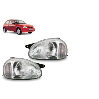 Imagem de Par de Faróis Corsa Pick-up, Wind e Wagon 1994 95 96 97 98 99