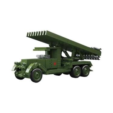 Imagem de Modelo De Tanque Militar Da Segunda Guerra Mundial Blocos De Montar Pa