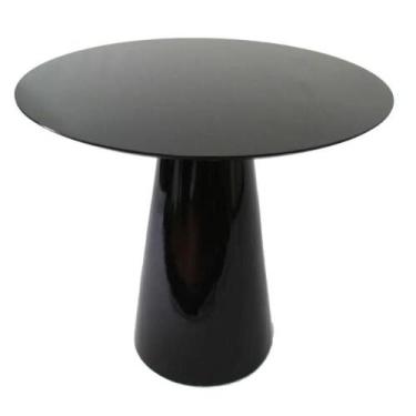 Imagem de Mesa de Jantar Cone 110 cm Laqueada - Personal Moveis Design, Preto