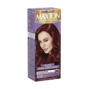 Imagem de Tintura Maxton 6.66 Vermelho Cereja Especial - Coloração de Cabelo