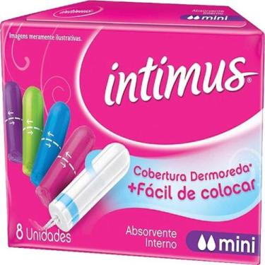 Imagem de Absorvente Interno Intimus Discreto Mini com 8 Unidades