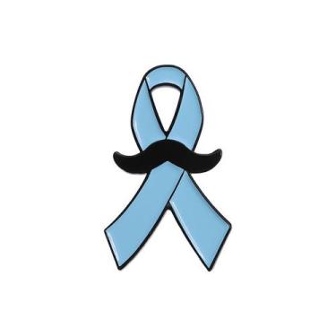 Imagem de Alfinete de broche, fita azul, liga de lapela, crachá, preto M - yiwei