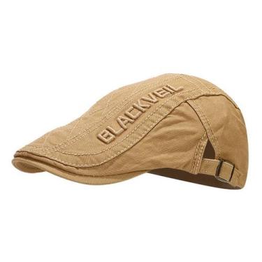 Imagem de Boné plano bordado unissex Gatsby Newsboy Scally Ivy Cabb - Yiweisai